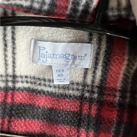 Pajamagram | Womenβs Red Plaid Fleece Matching Holiday Pajamas - Picture 4 of 7